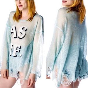 Wildfox White Label CLUELESS movie “As If” Sweater XS